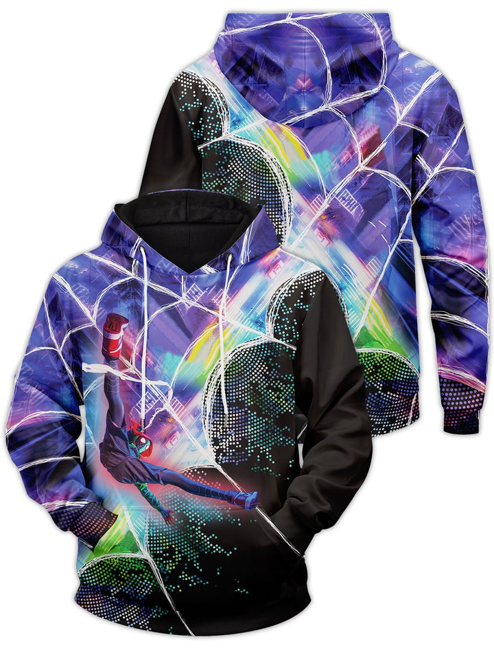 Fandomaniax - Web Slinger Miles Unisex Pullover Hoodie