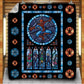 Fandomaniax - Webslinger Stained Glass Quilt Blanket
