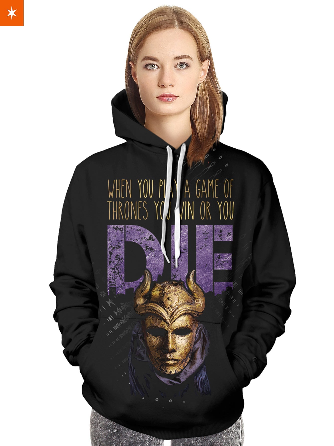 Fandomaniax - When you play a Game of Thrones you Win or you Die Unisex Pullover Hoodie