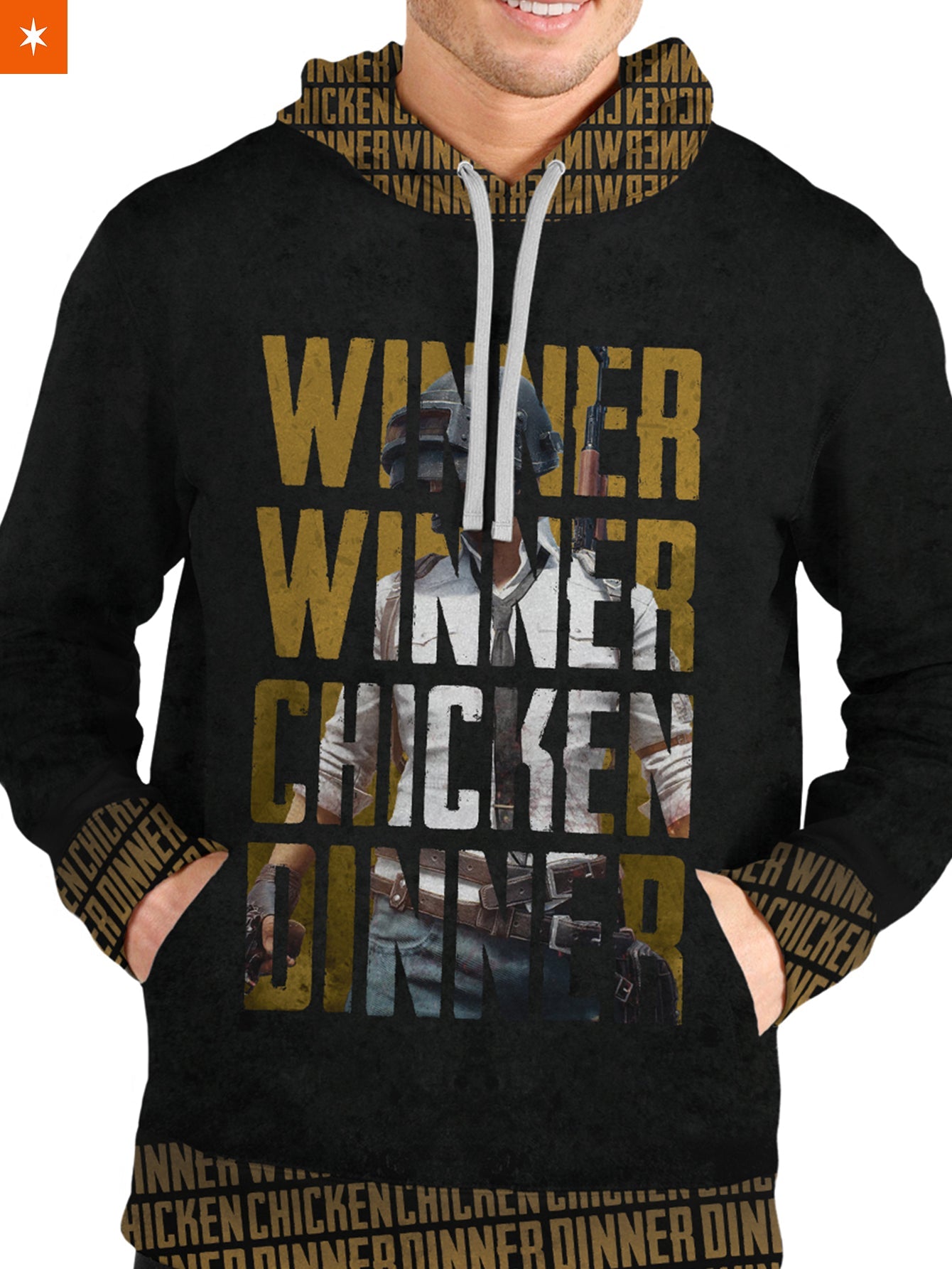 Fandomaniax - Winner Winner Chicken Dinner Unisex Pullover Hoodie