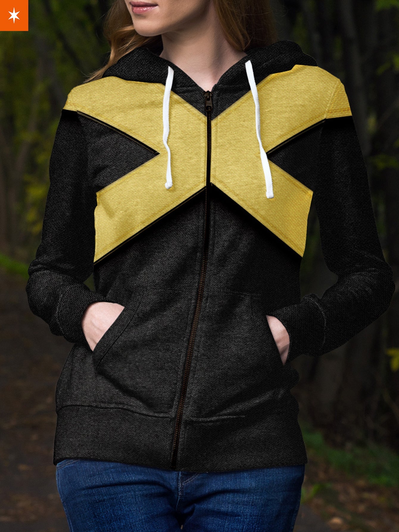 Fandomaniax- X-Men Suit Unisex Zipped Hoodie