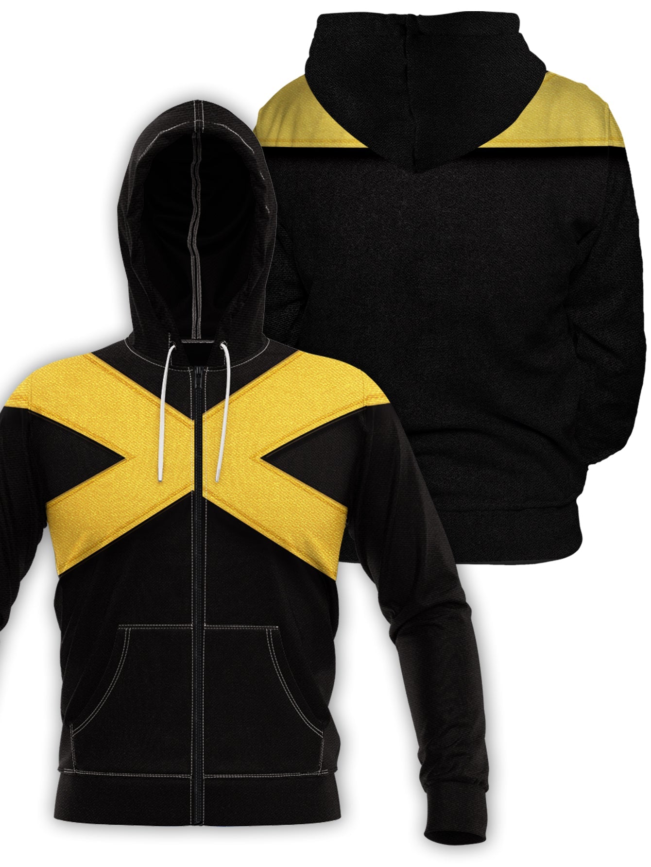 Fandomaniax - X-Men Suit Unisex Zipped Hoodie