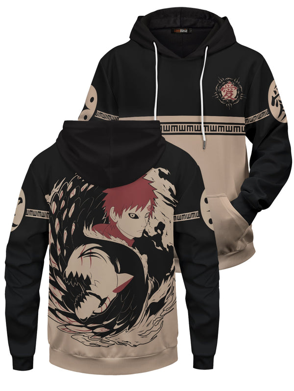 Fandomaniax - Yin Yang Gaara Shukaku Unisex Pullover Hoodie