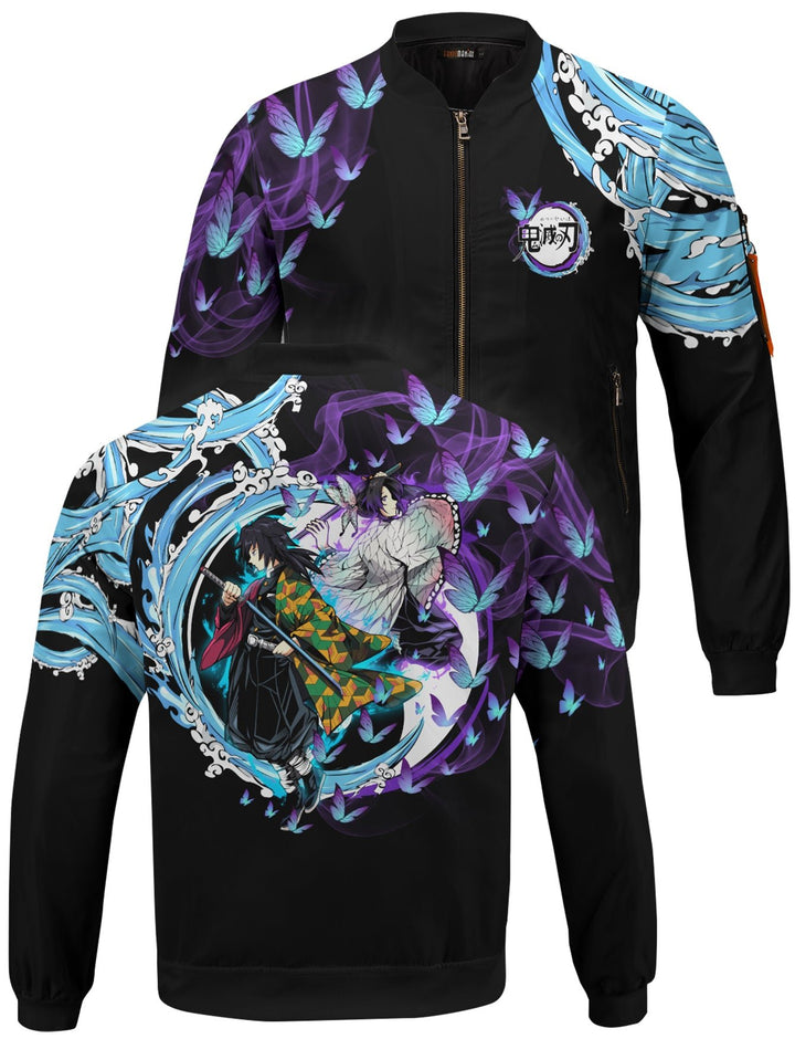 Fandomaniax - Yin Yang Giyu Shinobu Bomber Jacket