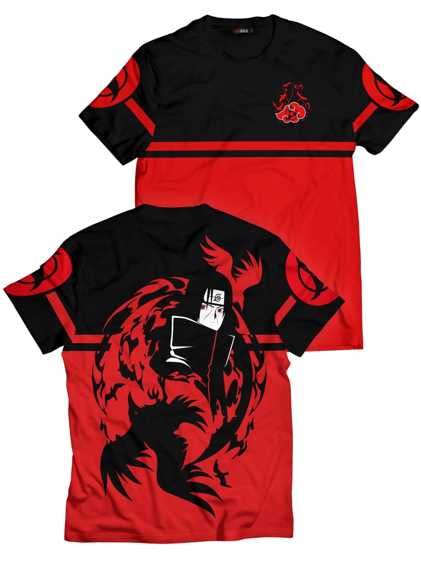 Fandomaniax - Yin Yang Itachi Crow Unisex T-Shirt