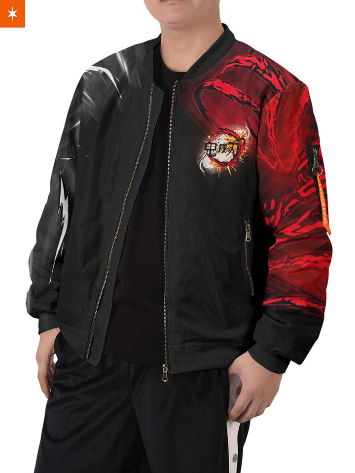 Fandomaniax - Yin Yang Uzui Gyutaro Bomber Jacket