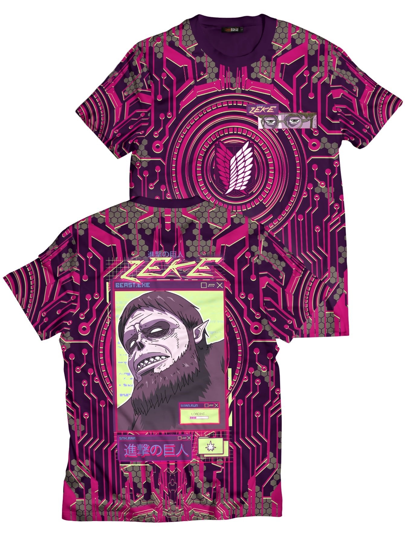 Fandomaniax - Zeke Cyber Unisex T-Shirt
