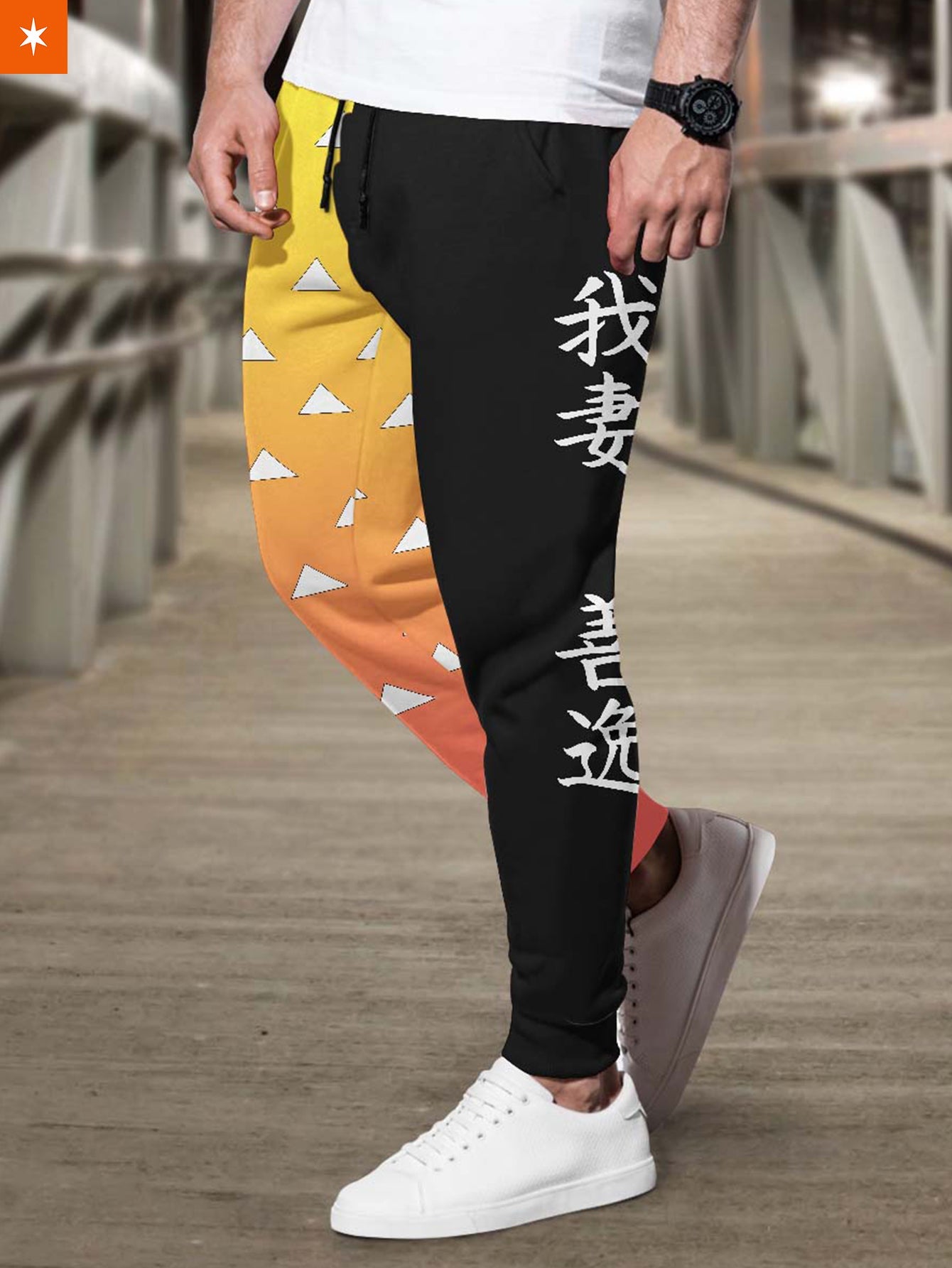 Fandomaniax - Zenitsu Fashion Jogger Pants
